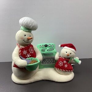 Hallmark Christmas Jingle Pals Musical Snow Chefs Animated Sings Works RARE